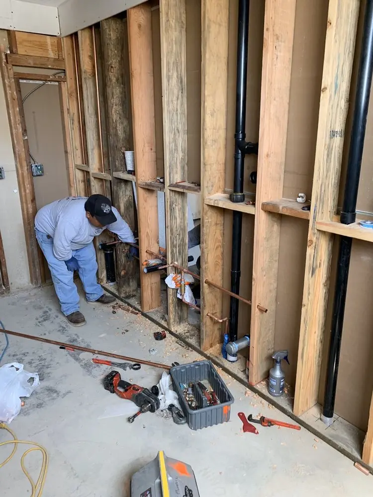 Commercial rough-in plumbing for Water Heater Replacement in Macton